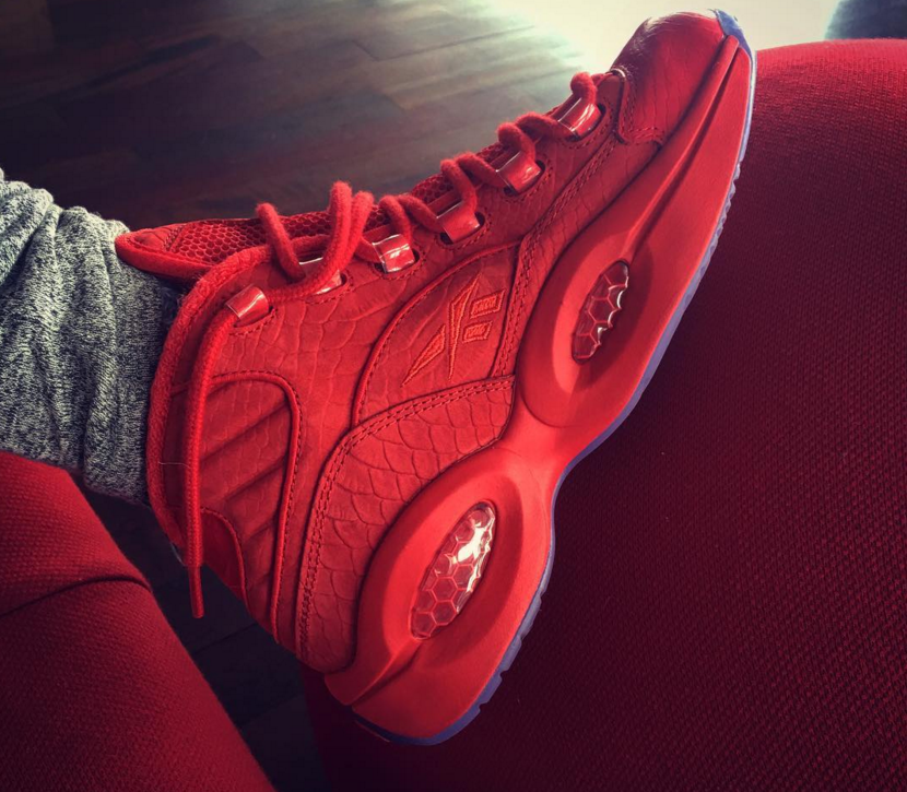 all red reebok iversons