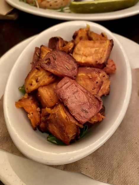 sweet potato home fries from Organic Grill